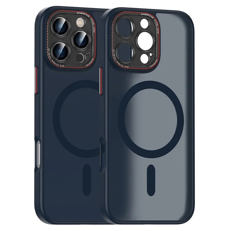 For iPhone 16 Pro Max Case PC + TPU Phone Back Cover Compatible with MagSafe