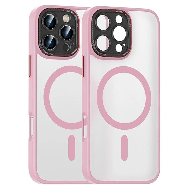 For iPhone 16 Pro Max Case PC + TPU Phone Back Cover Compatible with MagSafe