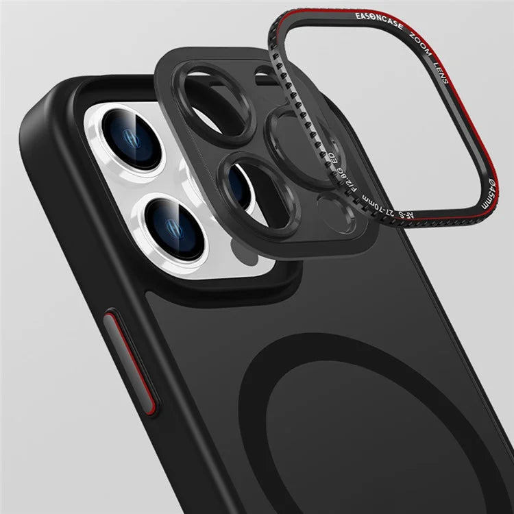 For iPhone 16 Pro Max Case PC + TPU Phone Back Cover Compatible with MagSafe