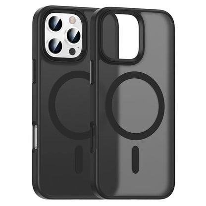 For iPhone 16 Pro Magnetic Case Compatible with MagSafe PC+TPU Phone Cover