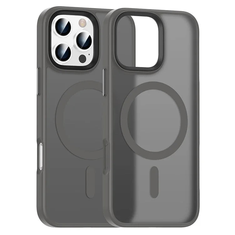 For iPhone 16 Pro Magnetic Case Compatible with MagSafe PC+TPU Phone Cover