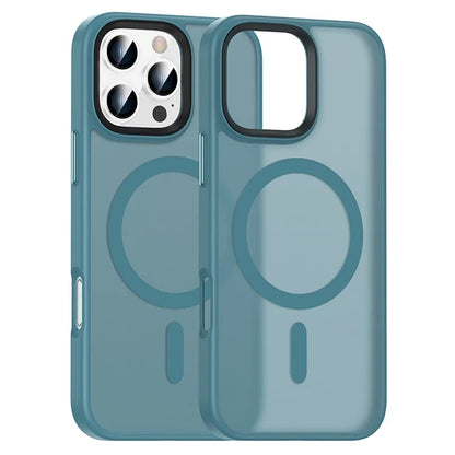 For iPhone 16 Pro Magnetic Case Compatible with MagSafe PC+TPU Phone Cover