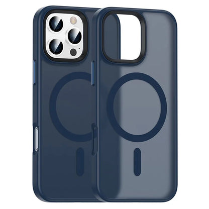 For iPhone 16 Pro Magnetic Case Compatible with MagSafe PC+TPU Phone Cover