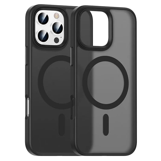 For iPhone 16 Pro Max Magnetic Case Compatible with MagSafe PC+TPU Phone Cover