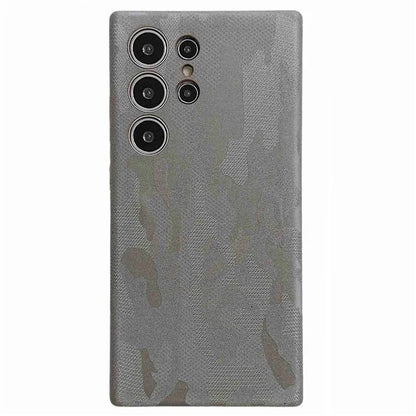 For Samsung Galaxy S24 Ultra Magnetic Case Camouflage Pattern Shockproof PC+PU Phone Cover
