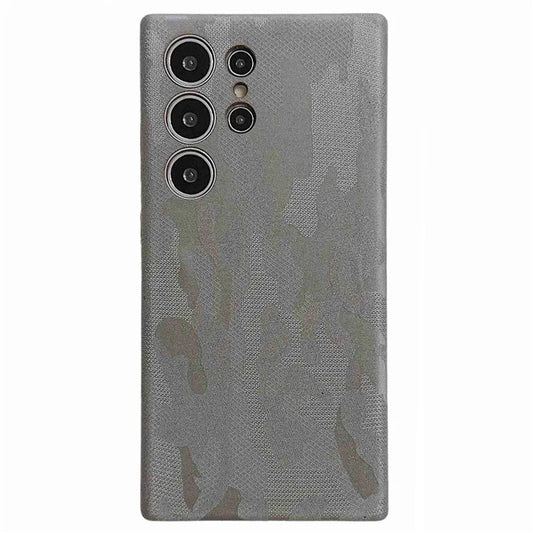 For Samsung Galaxy S24 Ultra Magnetic Case Camouflage Pattern Shockproof PC+PU Phone Cover