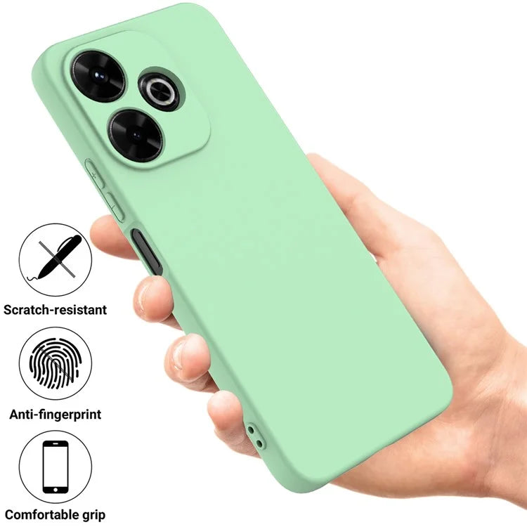 For Xiaomi Poco M6 Plus 5G Neo Case Anti-Drop Liquid Silicone Phone Cover with Strap