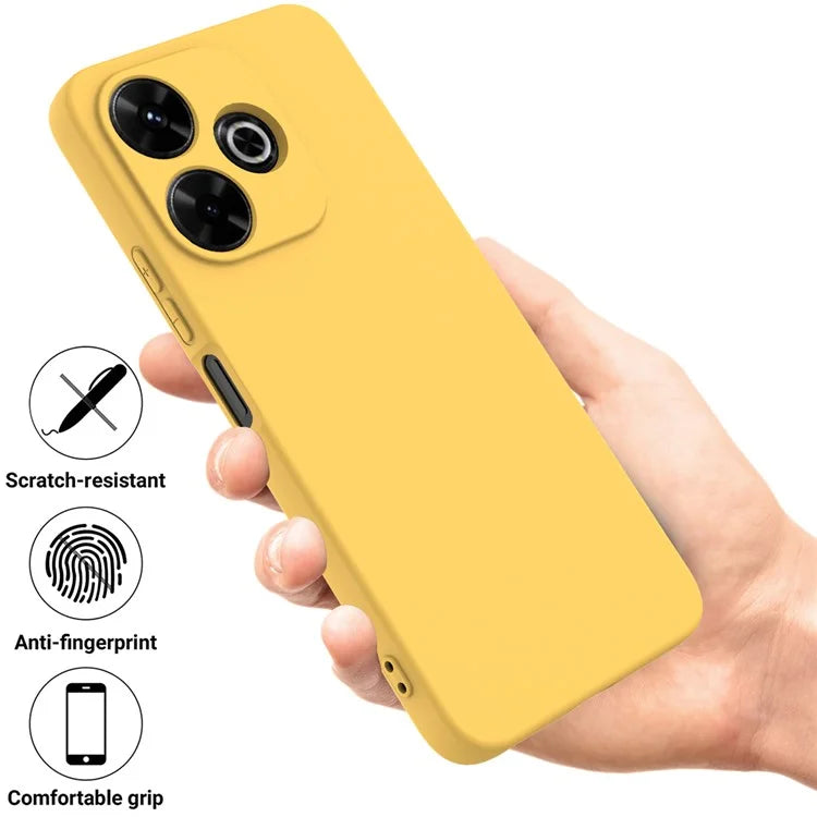 For Xiaomi Poco M6 Plus 5G Neo Case Anti-Drop Liquid Silicone Phone Cover with Strap