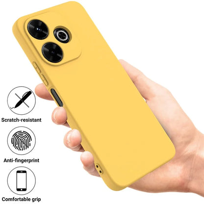 For Xiaomi Poco M6 Plus 5G Neo Case Anti-Drop Liquid Silicone Phone Cover with Strap