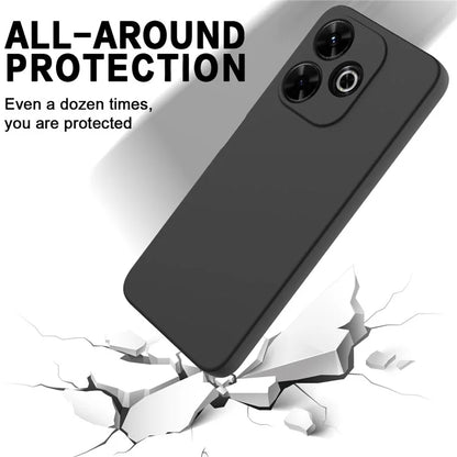 For Xiaomi Poco M6 Plus 5G Neo Case Anti-Drop Liquid Silicone Phone Cover with Strap