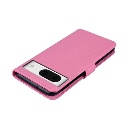 For Google Pixel 9 Pro  /  Pixel 9 Case Owl Flower Imprinted Leather Cover Wallet with Strap