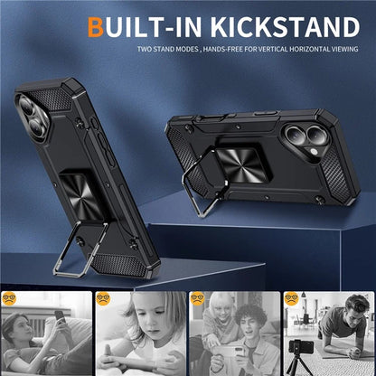 For iPhone 16 Case Military Grade Anti-Drop TPU+PC Phone Shell