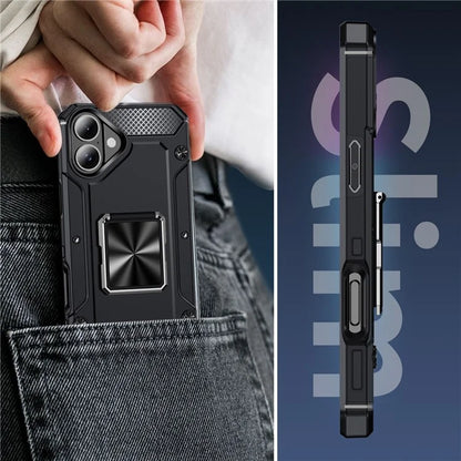 For iPhone 16 Case Military Grade Anti-Drop TPU+PC Phone Shell