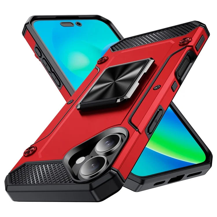 For iPhone 16 Case Military Grade Anti-Drop TPU+PC Phone Shell