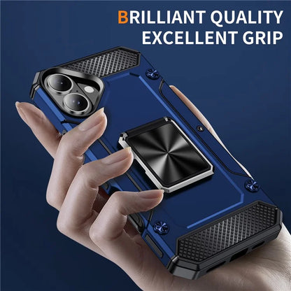 For iPhone 16 Case Military Grade Anti-Drop TPU+PC Phone Shell