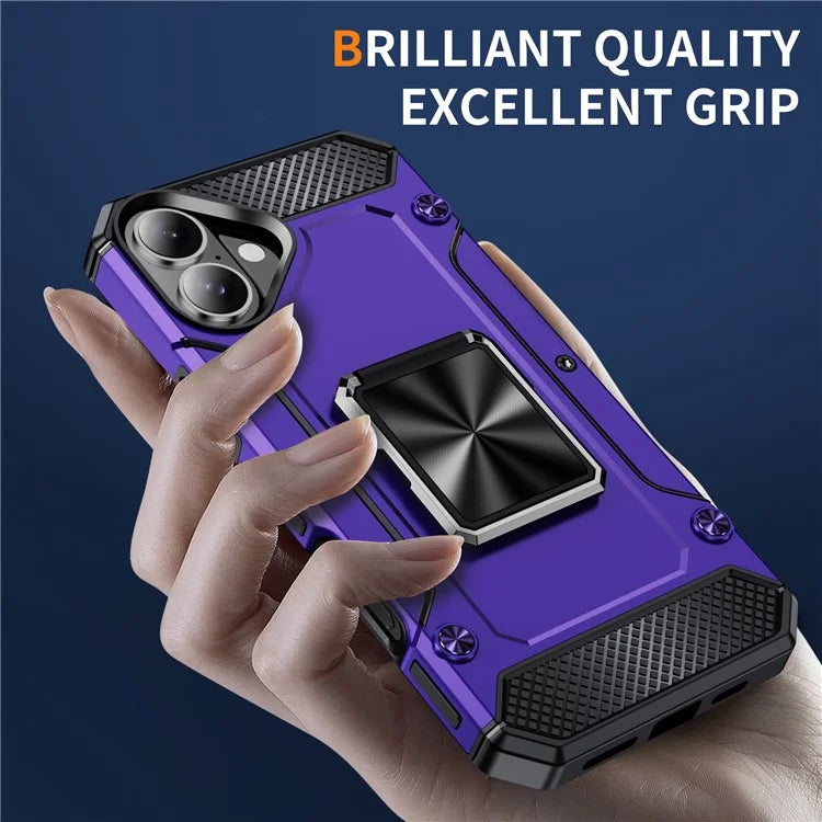 For iPhone 16 Case Military Grade Anti-Drop TPU+PC Phone Shell