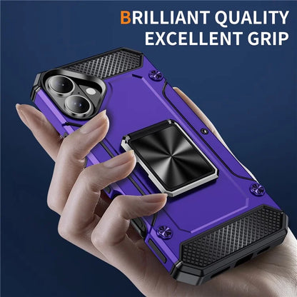For iPhone 16 Case Military Grade Anti-Drop TPU+PC Phone Shell