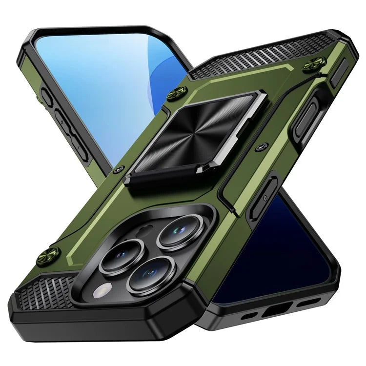 For iPhone 16 Pro Case Military Grade Anti-Drop TPU+PC Phone Shell