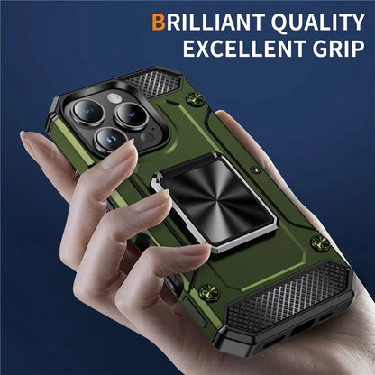 For iPhone 16 Pro Case Military Grade Anti-Drop TPU+PC Phone Shell