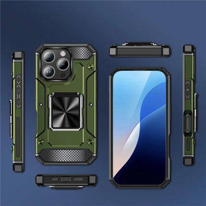 For iPhone 16 Pro Case Military Grade Anti-Drop TPU+PC Phone Shell