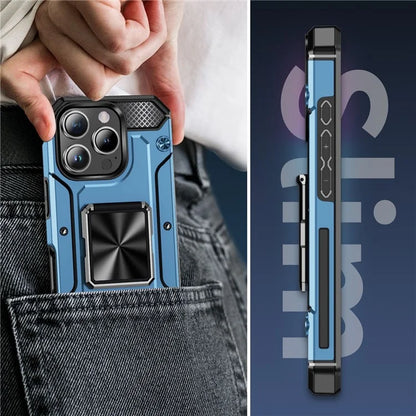 For iPhone 16 Pro Case Military Grade Anti-Drop TPU+PC Phone Shell