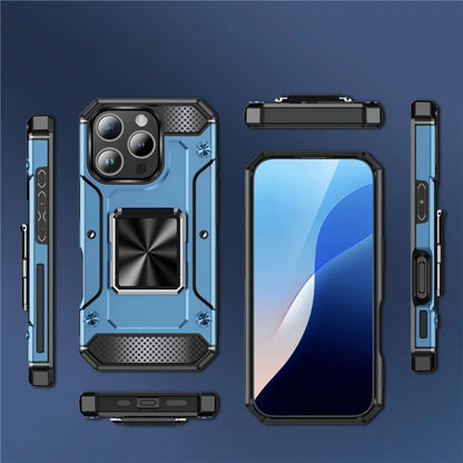 For iPhone 16 Pro Case Military Grade Anti-Drop TPU+PC Phone Shell