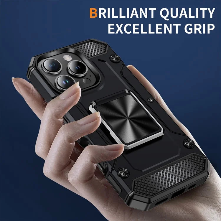 For iPhone 16 Pro Case Military Grade Anti-Drop TPU+PC Phone Shell