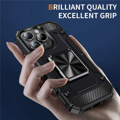 For iPhone 16 Pro Case Military Grade Anti-Drop TPU+PC Phone Shell