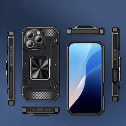 For iPhone 16 Pro Case Military Grade Anti-Drop TPU+PC Phone Shell
