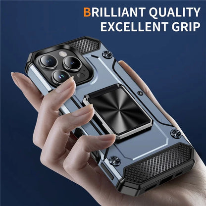 For iPhone 16 Pro Case Military Grade Anti-Drop TPU+PC Phone Shell