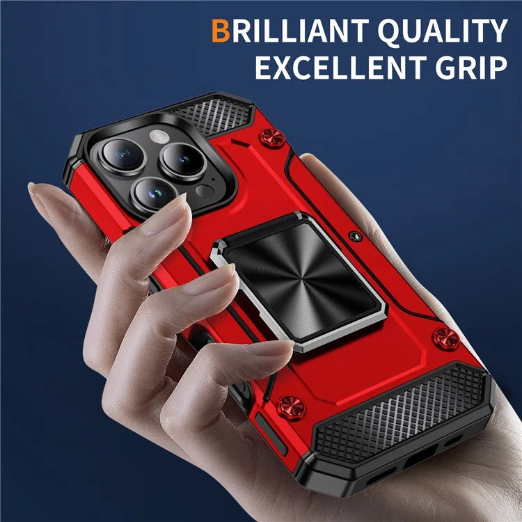 For iPhone 16 Pro Case Military Grade Anti-Drop TPU+PC Phone Shell