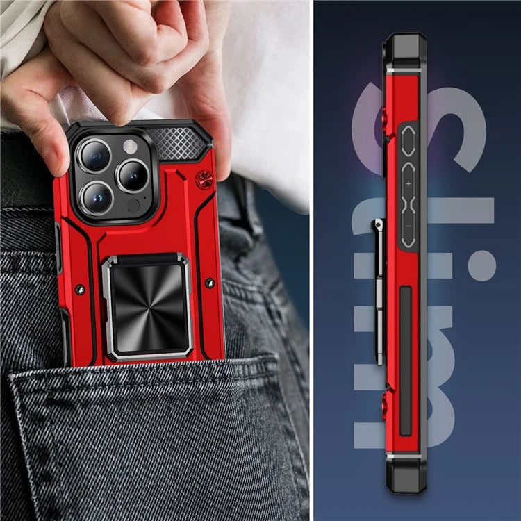For iPhone 16 Pro Case Military Grade Anti-Drop TPU+PC Phone Shell