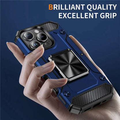 For iPhone 16 Pro Case Military Grade Anti-Drop TPU+PC Phone Shell
