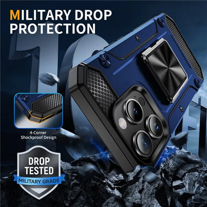 For iPhone 16 Pro Case Military Grade Anti-Drop TPU+PC Phone Shell