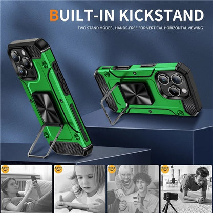 For iPhone 16 Pro Case Military Grade Anti-Drop TPU+PC Phone Shell