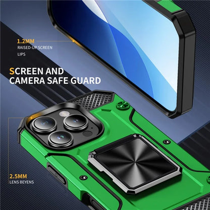 For iPhone 16 Pro Case Military Grade Anti-Drop TPU+PC Phone Shell