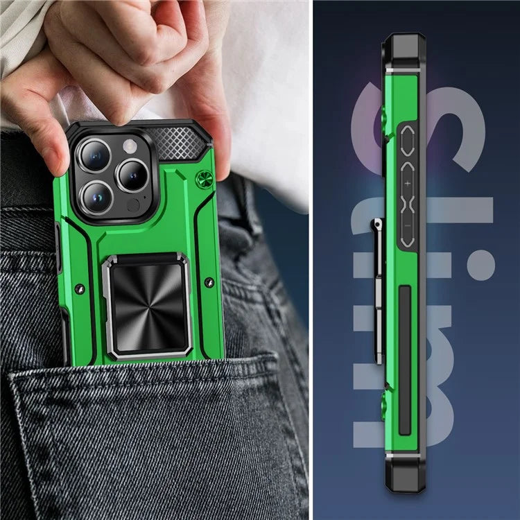 For iPhone 16 Pro Case Military Grade Anti-Drop TPU+PC Phone Shell