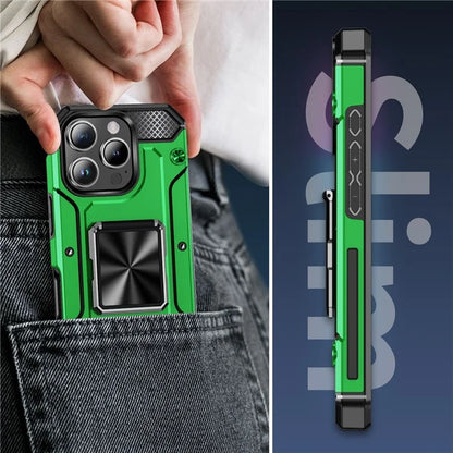 For iPhone 16 Pro Case Military Grade Anti-Drop TPU+PC Phone Shell