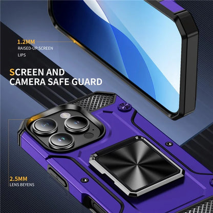 For iPhone 16 Pro Case Military Grade Anti-Drop TPU+PC Phone Shell