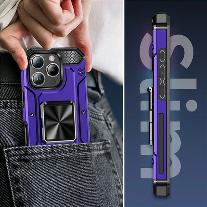 For iPhone 16 Pro Case Military Grade Anti-Drop TPU+PC Phone Shell