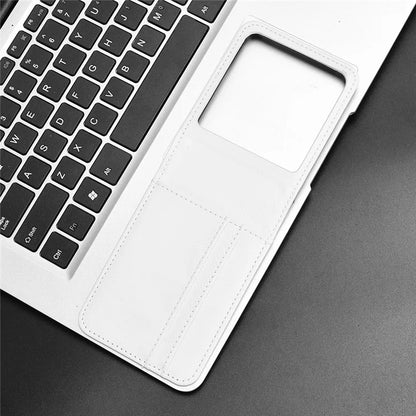 For Motorola Razr 50 5G Case PU Leather+PC Card Holder Mobile Phone Cover