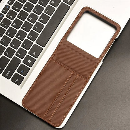 For Motorola Razr 50 5G Case PU Leather+PC Card Holder Mobile Phone Cover