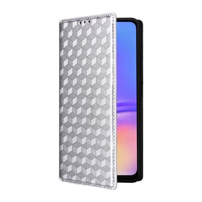 For Samsung Galaxy A06 Wallet Case Rhombus Imprinted Leather Phone Cover