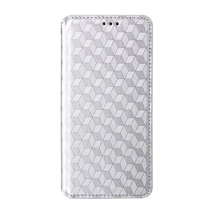 For Samsung Galaxy A06 Wallet Case Rhombus Imprinted Leather Phone Cover