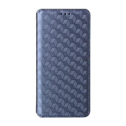 For Samsung Galaxy A06 Wallet Case Rhombus Imprinted Leather Phone Cover