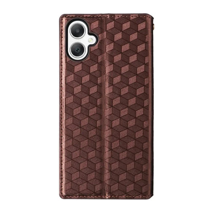For Samsung Galaxy A06 Wallet Case Rhombus Imprinted Leather Phone Cover