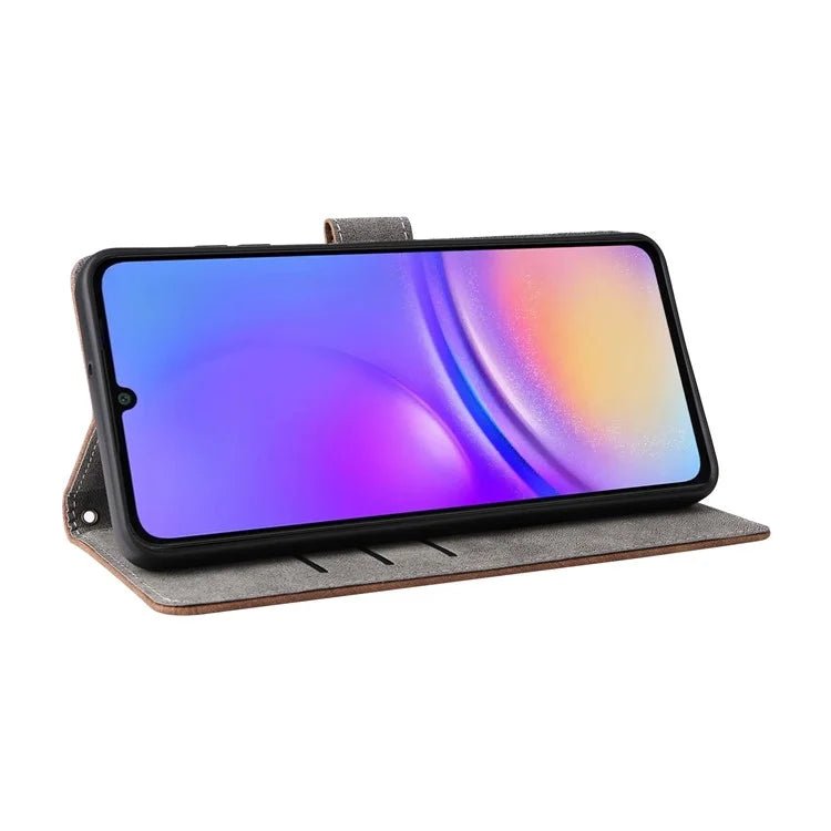 For Samsung Galaxy A06 Wallet Case RFID Blocking PU Leather Cover Stand View