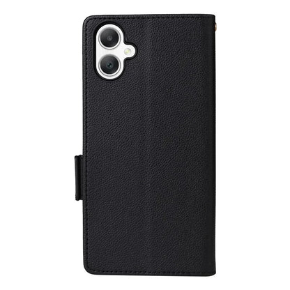 For Samsung Galaxy A06 Case Litchi Texture PU Leather Wallet Flip Phone Cover