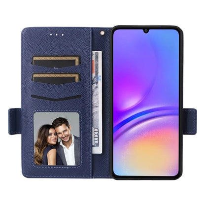 For Samsung Galaxy A06 Case Litchi Texture PU Leather Wallet Flip Phone Cover