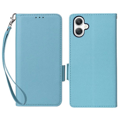 For Samsung Galaxy A06 Case Litchi Texture PU Leather Wallet Flip Phone Cover